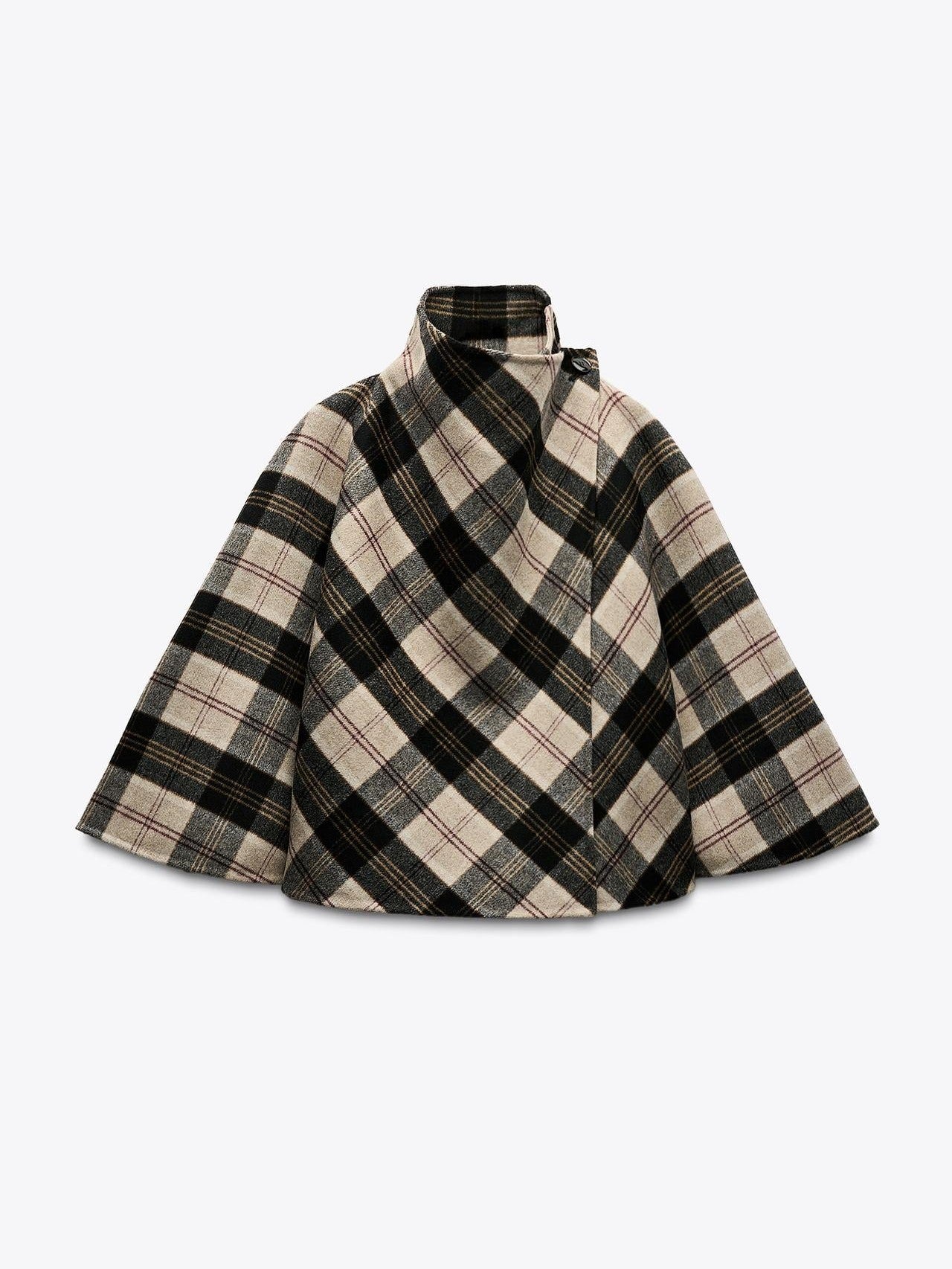 Amélie Check Cape