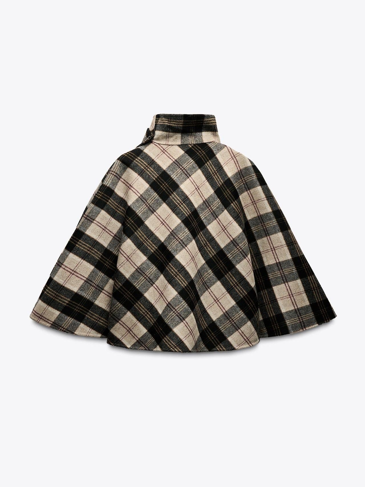 Amélie Check Cape