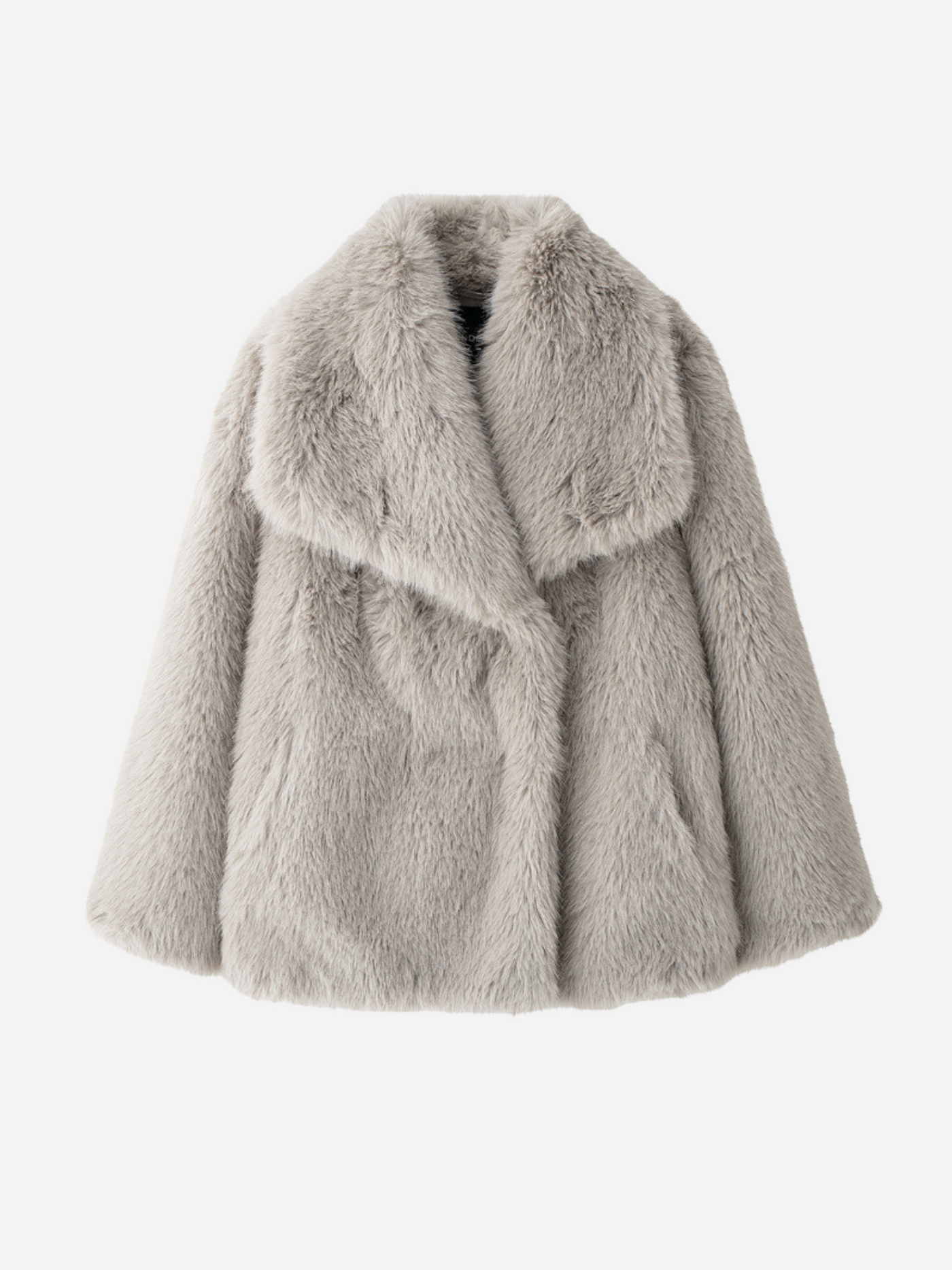 Enid Faux Fur Shawl Collar Jacket