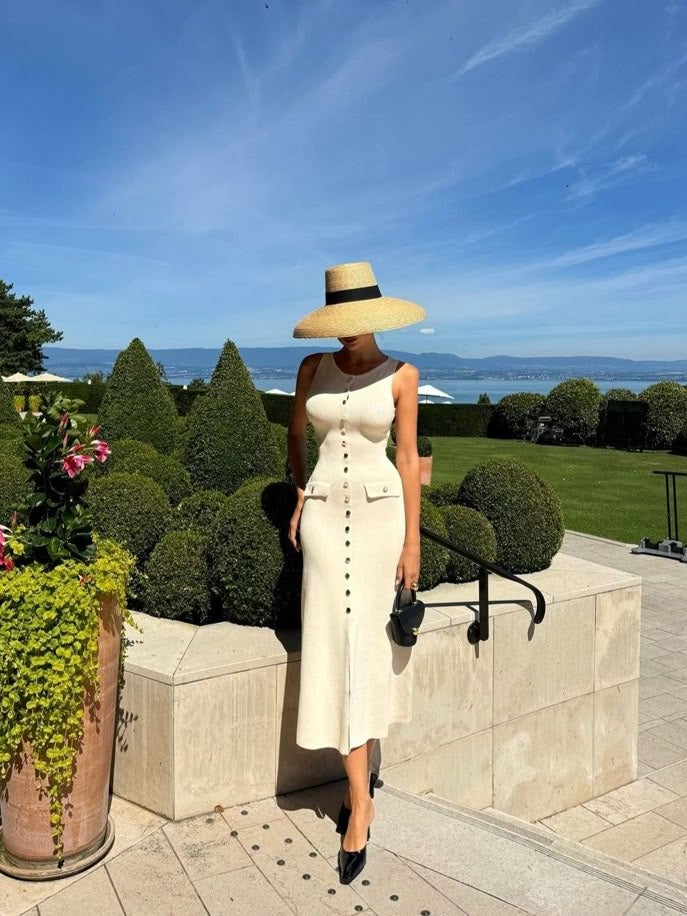 Ella Knit Sleeveless Maxi Dress