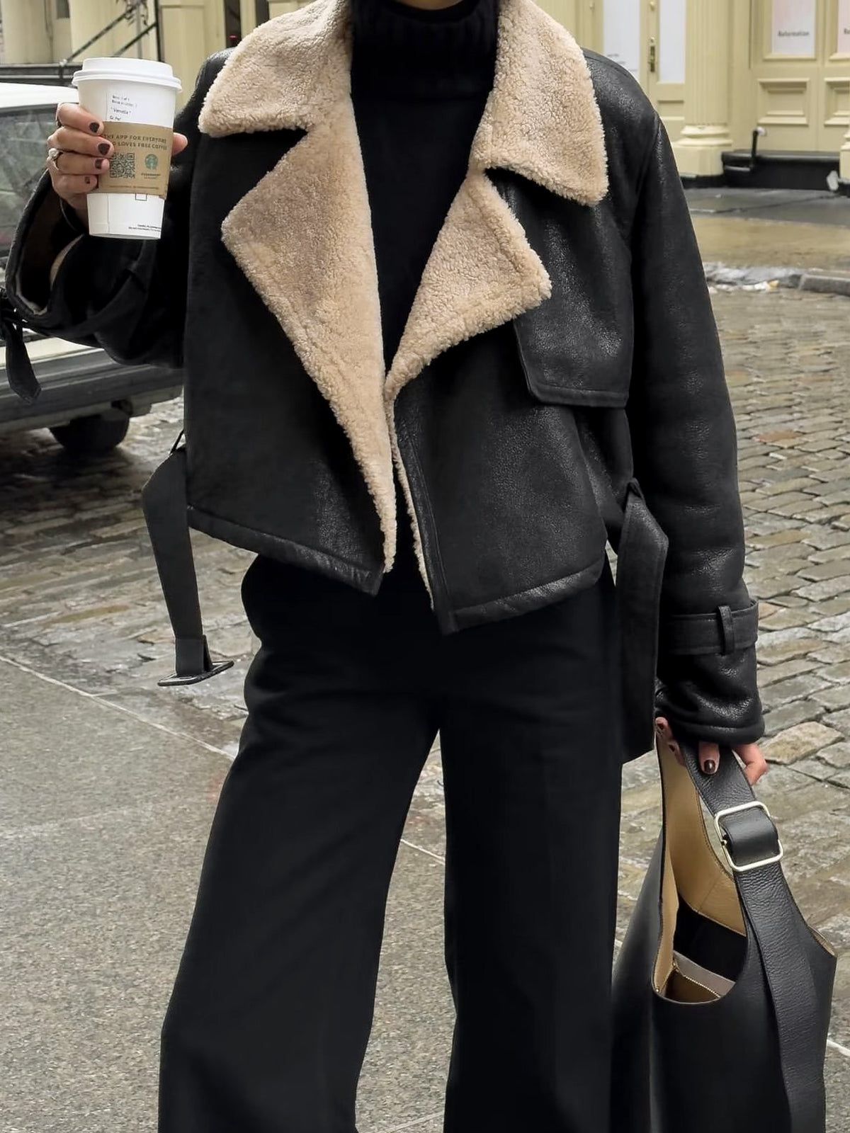 Ava Leather Flight Jacket