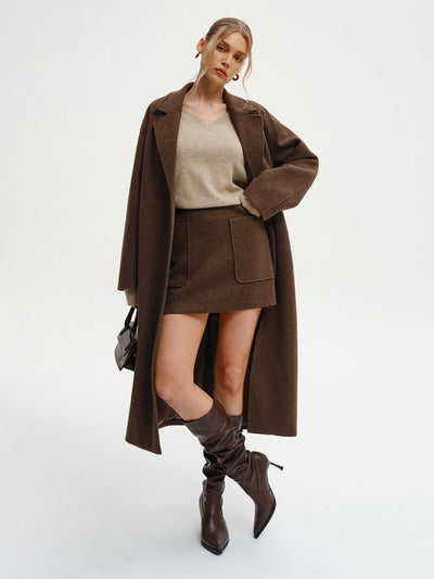 Tilly Oversized Tweed Long Coat