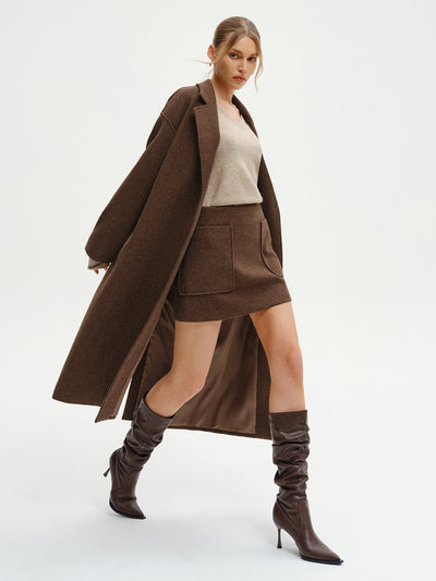 Tilly Oversized Tweed Long Coat