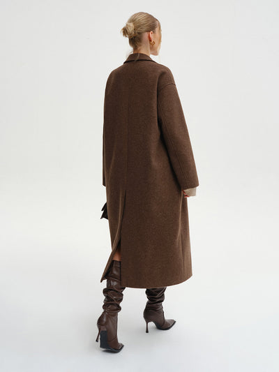 Tilly Oversized Tweed Long Coat