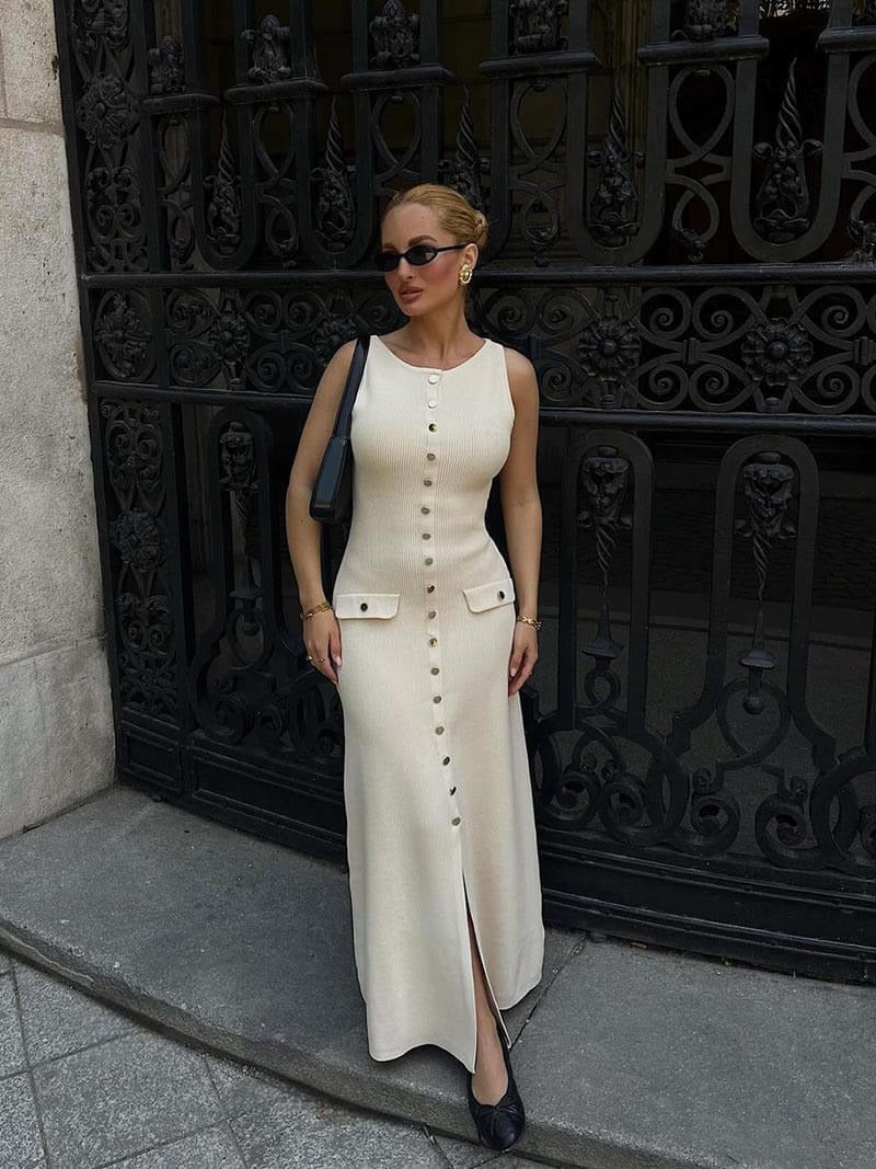 Ella Knit Sleeveless Maxi Dress