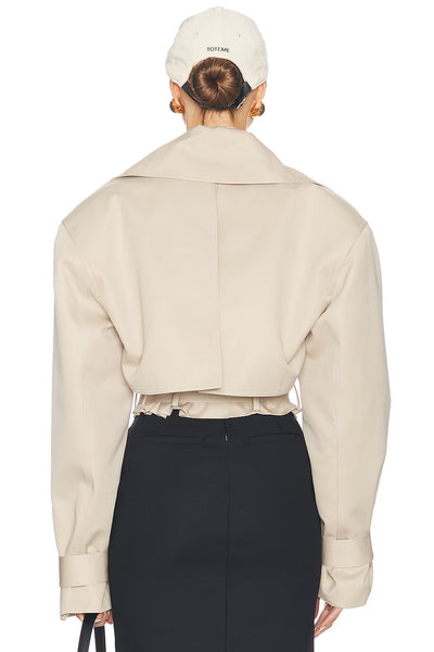 Tilly Oversized Cropped Trench