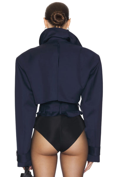 Tilly Oversized Cropped Trench