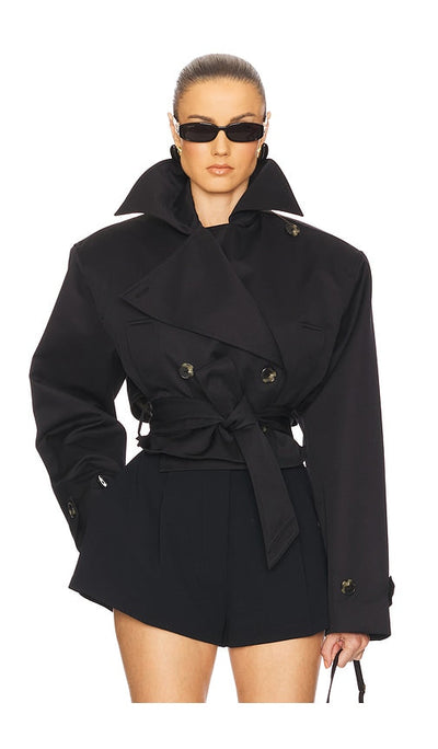 Tilly Oversized Cropped Trench