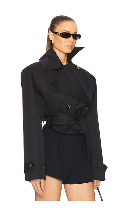 Tilly Oversized Cropped Trench