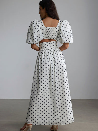 Ellie Polka Dot Skirt Set