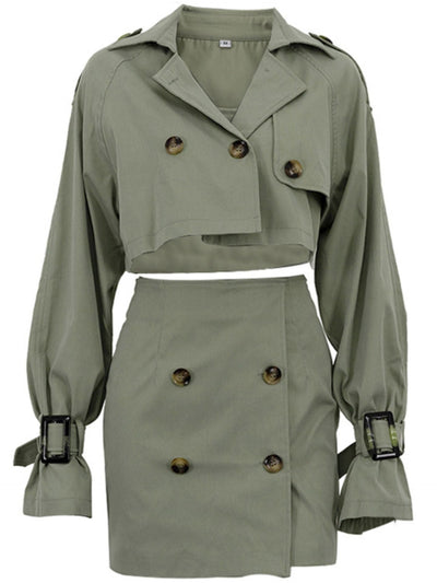 Shirley Cropped Jacket & Mini Skirt Set