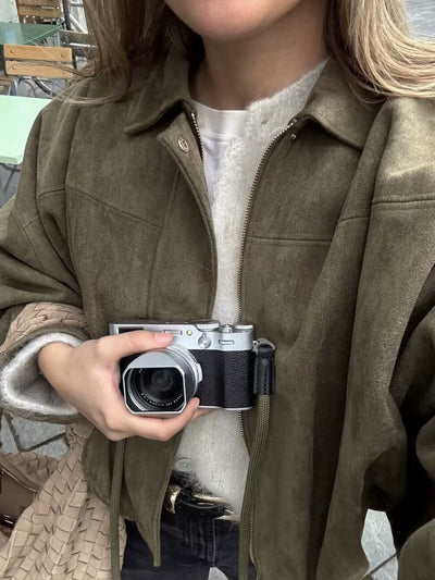Kaori Suede Pilot Jacket