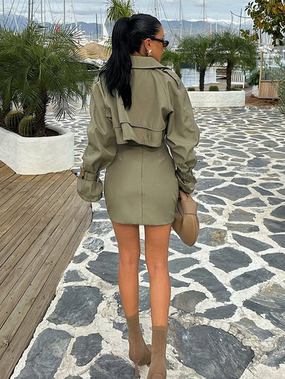 Shirley Cropped Jacket & Mini Skirt Set